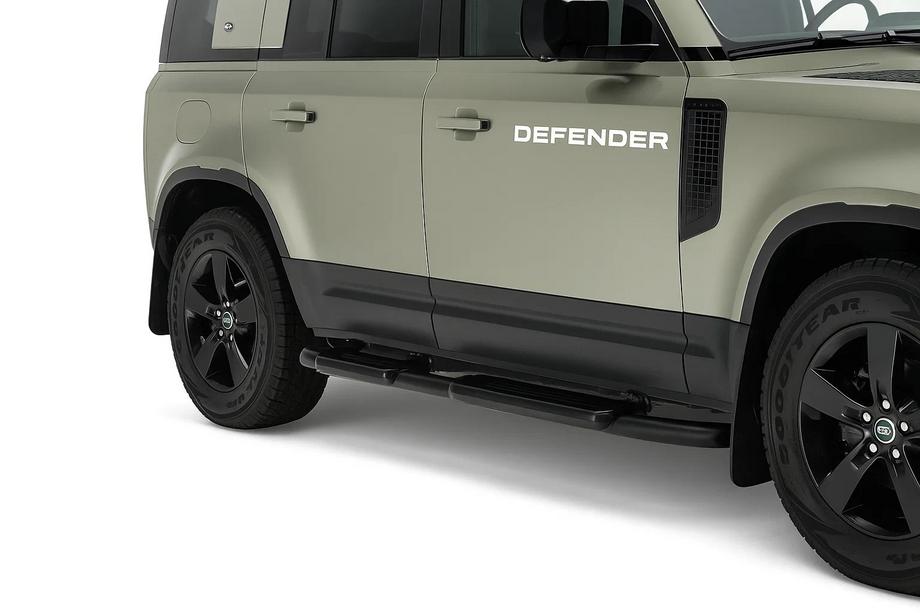 Land Rover Defender 2019- OEM Black Side Steps (for 110/130, 2 pcs) Image