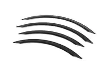Mercedes Sprinter W906 2006–2018 Fender flares (4 pcs, black, stainless steel) photo 2