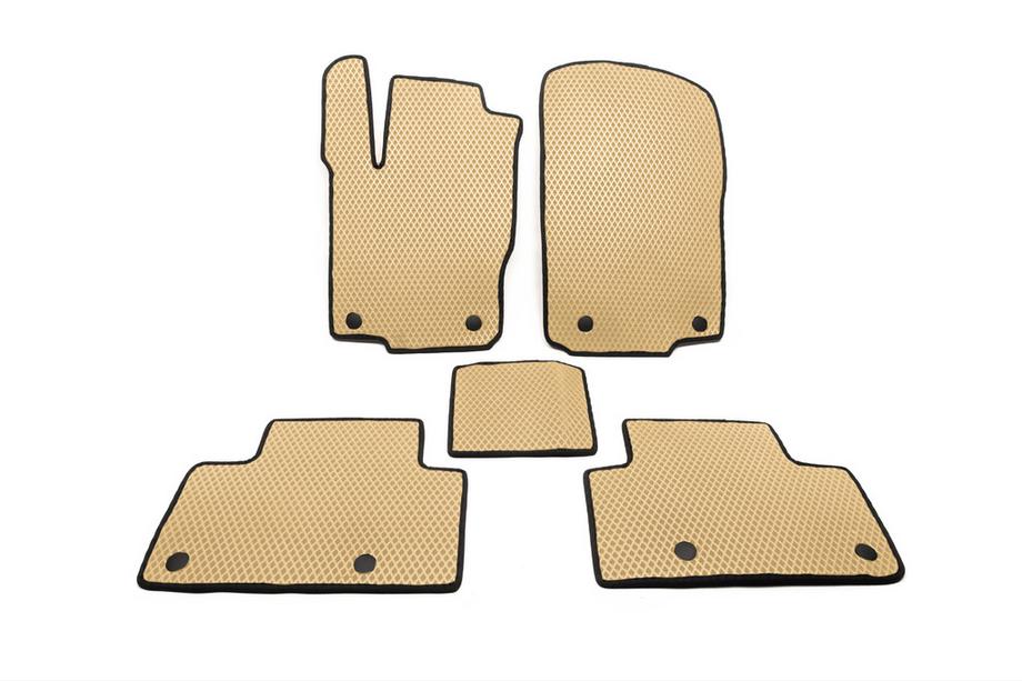 Mercedes GL/GLS class X166 2012-2019 EVA Floor Mats (Beige) Image