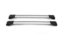 Renault Duster 2018-2024 Lockable roof cross bars for railings Wingbar V1 (2 pcs) Grey photo 6