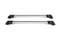 Lockable roof bars for standard roof rails Skybar V1 (2 pcs) up to 110cm, black photo 3