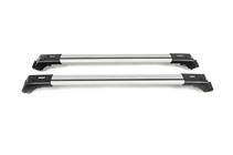 Lockable roof bars for standard roof rails Skybar V1 (2 pcs) up to 110cm, black photo 4