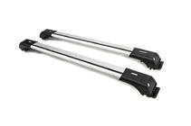 Lockable roof bars for standard roof rails Skybar V1 (2 pcs) up to 110cm, black photo 6