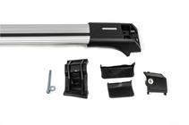 Lockable roof bars for standard roof rails Skybar V1 (2 pcs) up to 110cm, black photo 9