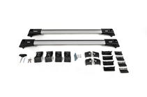 Lockable roof bars for standard roof rails Skybar V1 (2 pcs) up to 110cm, black photo 11
