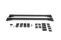Lockable roof bars for standard roof rails Skybar V1 (2 pcs) up to 110cm, black photo 14