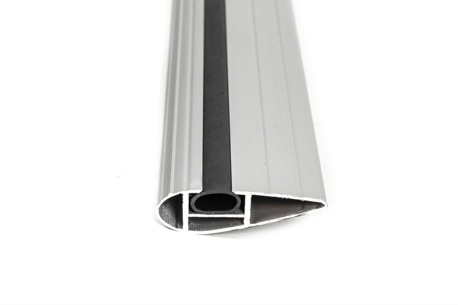 Lockable roof bars for standard roof rails Skybar V1 (2 pcs) up to 140cm, grey Photo 13