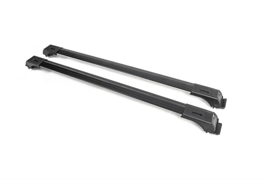Lockable roof bars for standard roof rails Skybar V1 (2 pcs) up to 140cm, grey Photo 19