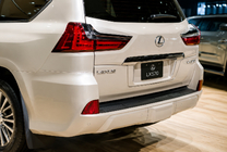 Lexus LX570/450d 2008-2022 Rear bumper (2015-2023, primed for painting) photo 2