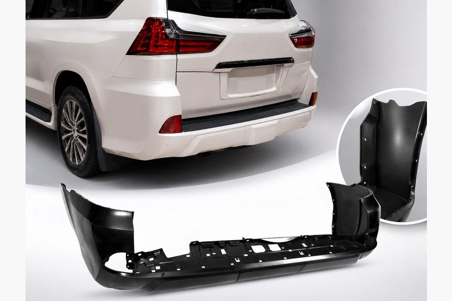 Lexus LX570/450d 2008-2022 Rear bumper (2015-2023, primed for painting) Image