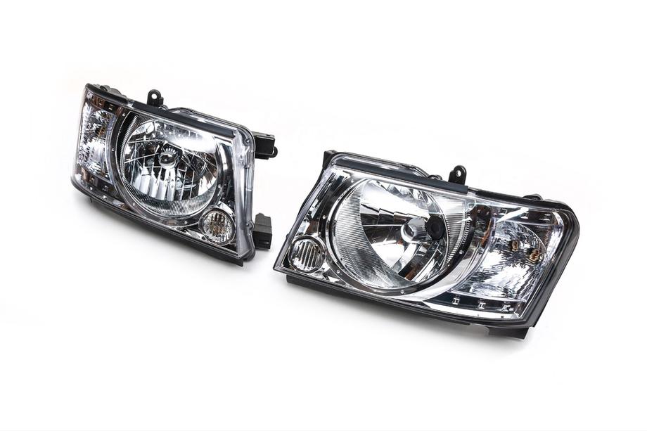 Nissan Patrol Y61 1997-2011 Front headlights Safari clear (2004-2008, 2 pcs) Photo 3