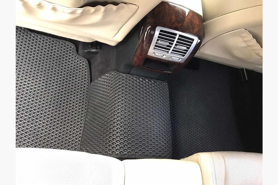 Mercedes S-class W221 2005-2013 EVA Floor Mats (Long, Black) Image
