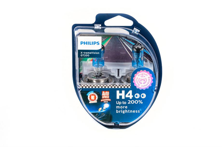 Philips H4 60/55W 12342GT Racing Vision +200% Headlight Bulb Image