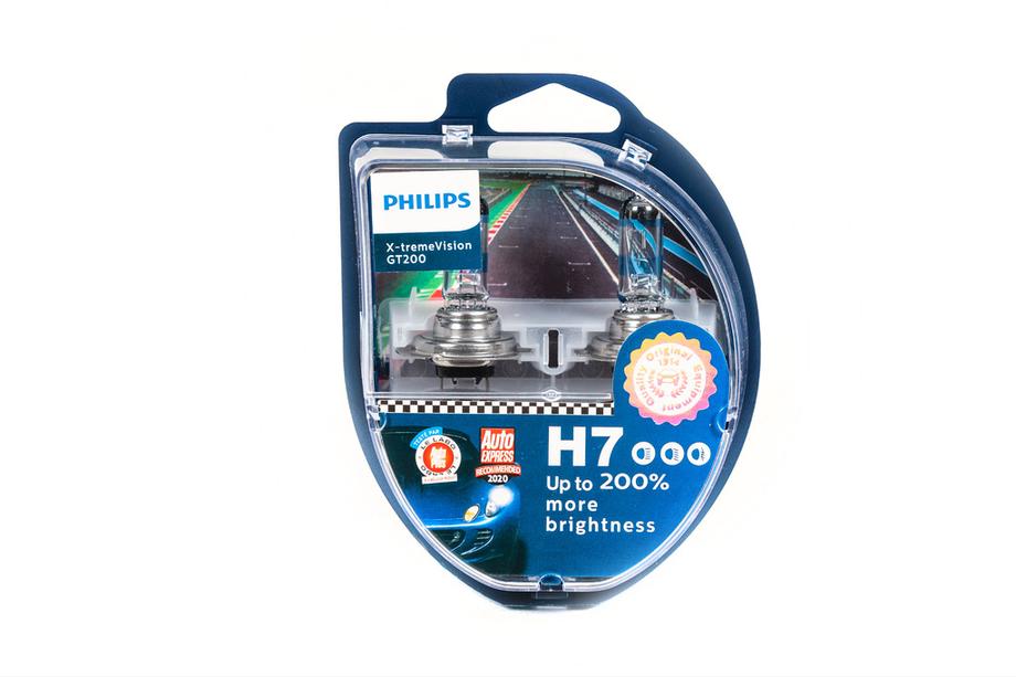 Philips H7 55W 12972GT Racing Vision +200% Headlight Bulb Image