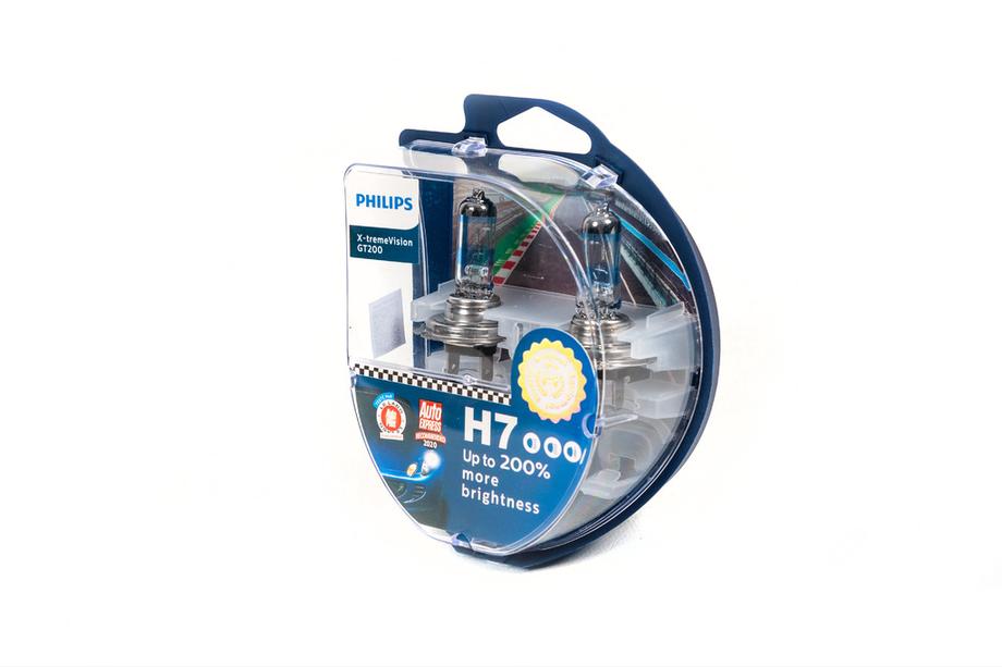 Philips H7 55W 12972GT Racing Vision +200% Headlight Bulb Photo 2