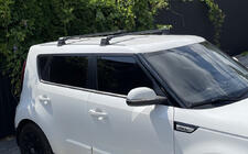 Roof rack for fixed points lockable Wingbar V3 (2 pcs) up to 145 cm, Grey photo 2