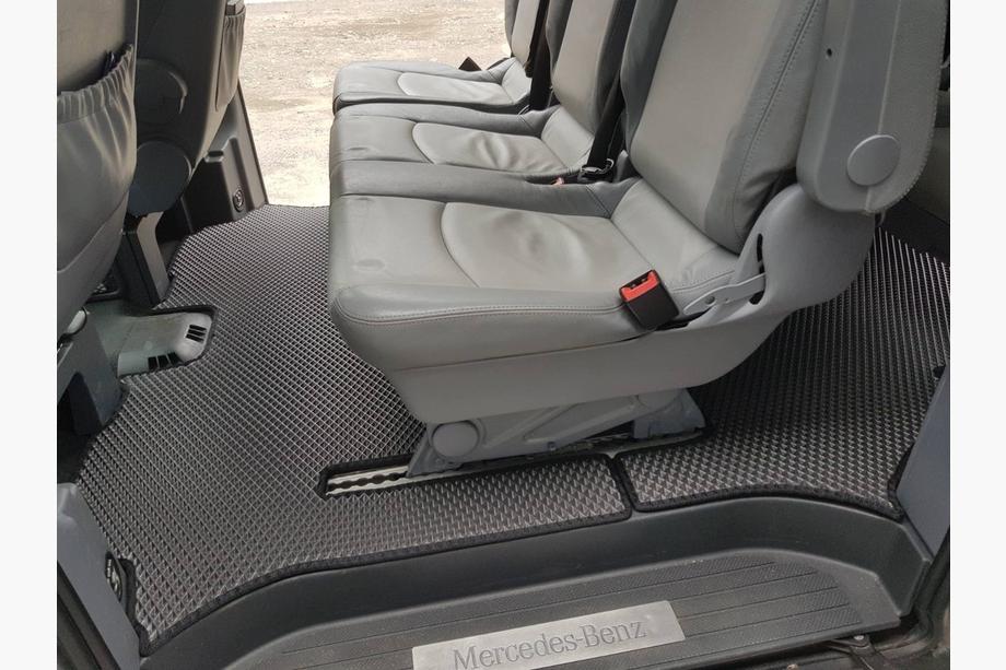 Mercedes Viano 2004-2014 EVA V2 Floor Mats (Pickup Only, Full Set, Black) Photo 3