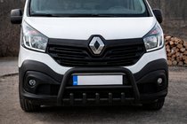 Fiat Talento 2016- Bull Bar WT003 Black Stainless Steel photo 2