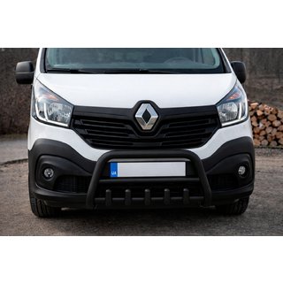 Bull Bar WT003 Black Stainless Steel Fiat Talento 2016- photo 2