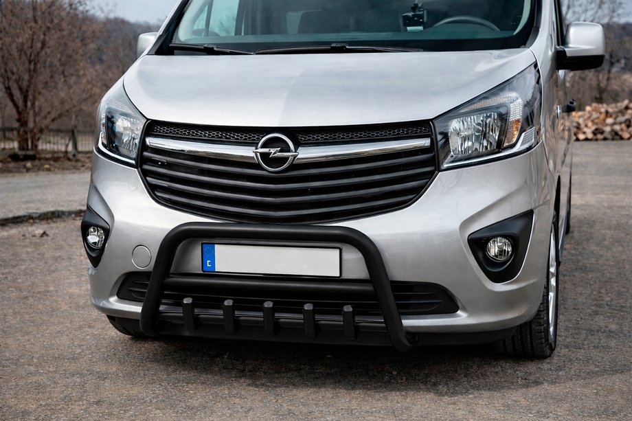 Fiat Talento 2016- Bull Bar WT003 Black Stainless Steel Image