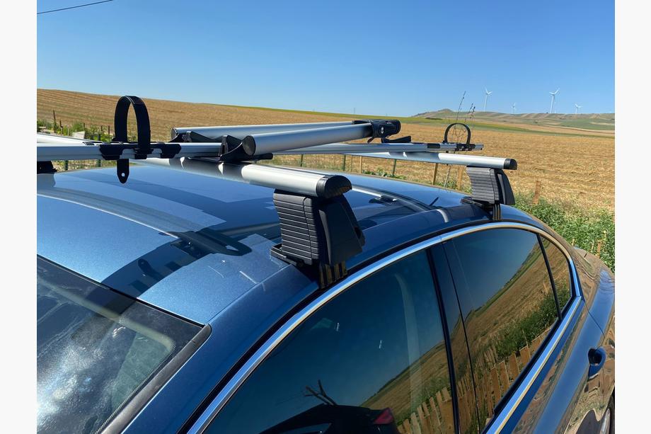 Roof rack for smooth roof Erkul V4 (chrome, pair) Photo 1