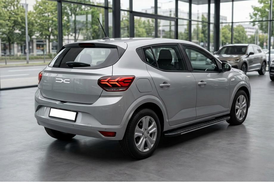 Dacia Sandero 2021- Side Steps Bosphorus Grey (2 pcs, Aluminum) Image