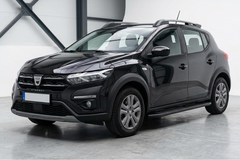 Dacia Sandero 2021- Side Steps Bosphorus Black (2 pcs, Aluminum) Image