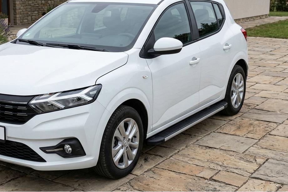 Dacia Sandero 2021- Side Steps Maya V1 (2 pcs, Aluminum) Image