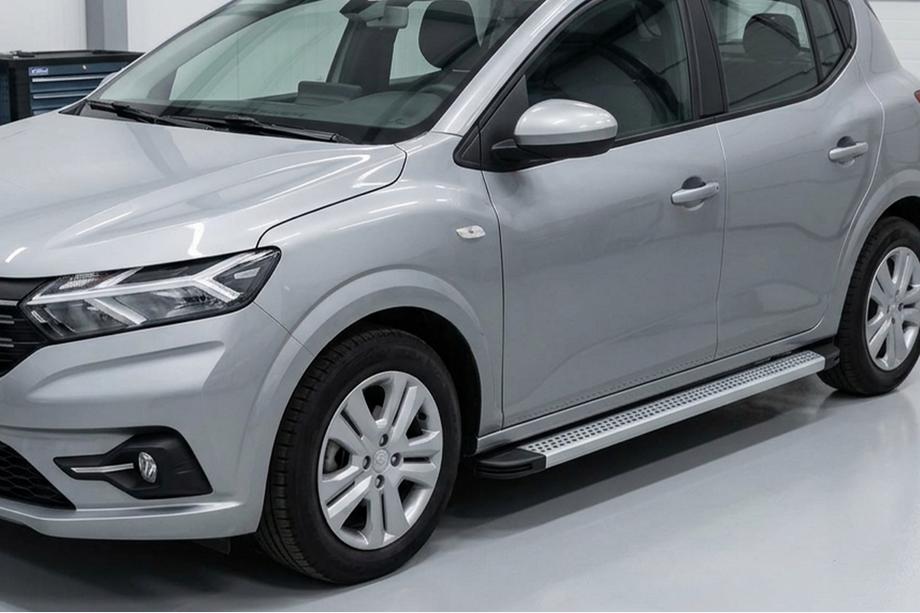 Dacia Sandero 2021- Side Steps Maya V2 (2 pcs, Aluminum) Image