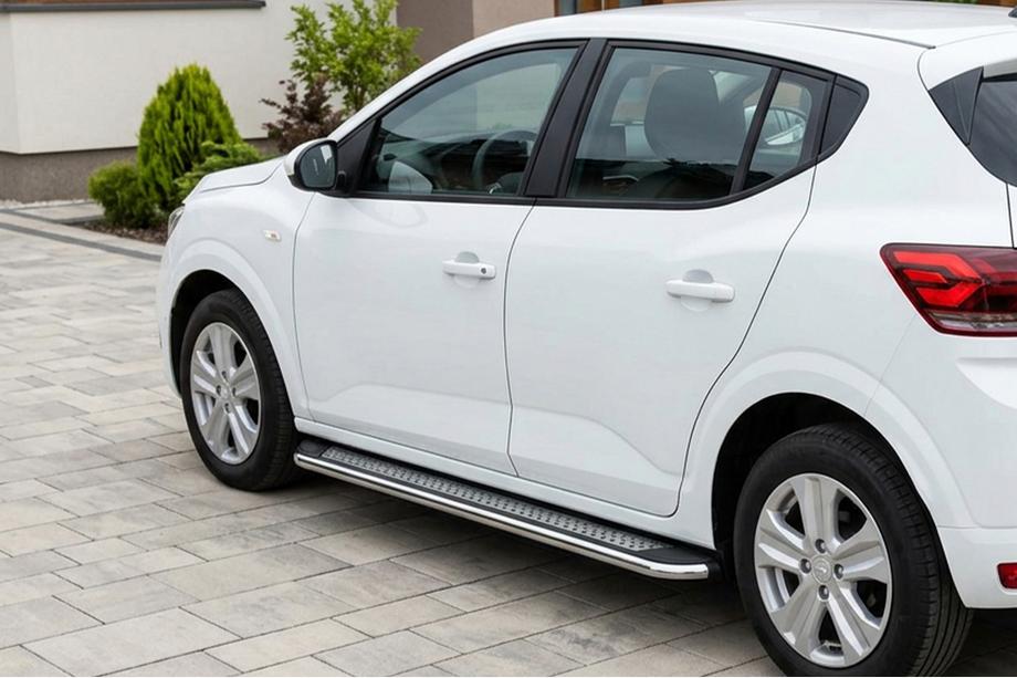 Dacia Sandero 2021- Side Steps Maydos V2 (2 pcs, Aluminum) Image