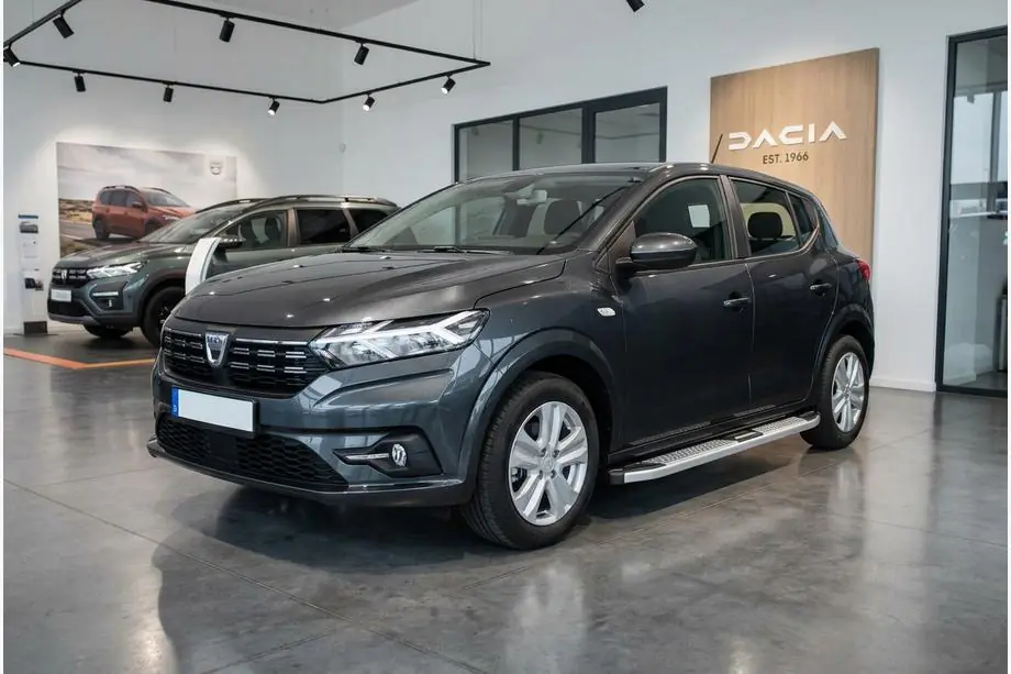 Dacia Sandero 2021- Side Steps Mevsim Grey (2 pcs, Aluminum) Image