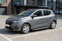 Dacia Sandero 2021- Side Steps RedLine (2 pcs, Aluminum) photo 1