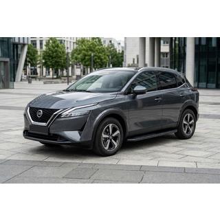 Side Steps Bosphorus Black (2 pcs, Aluminum) Nissan Qashqai 2021- photo 1