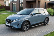 Nissan Qashqai 2021- Side Steps BlackLine (2 pcs, Aluminum) photo 1