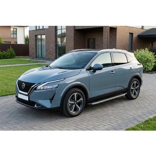 Side Steps BlackLine (2 pcs, Aluminum) Nissan Qashqai 2021- photo 1