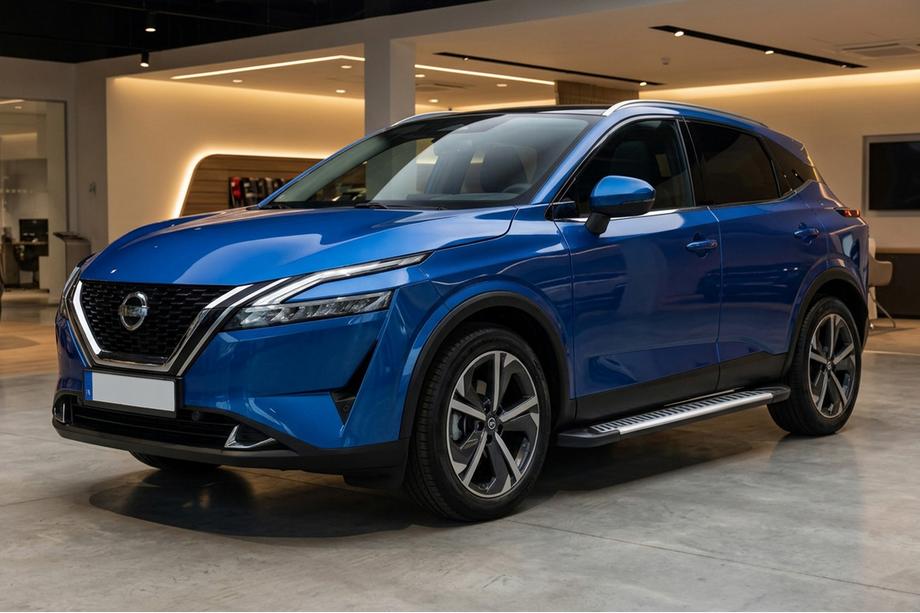 Nissan Qashqai 2021- Side Steps Line (2 pcs, Aluminum) Image