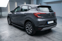 Renault Captur 2019- Side Steps Allmond Black (2 pcs, Aluminum) photo 1