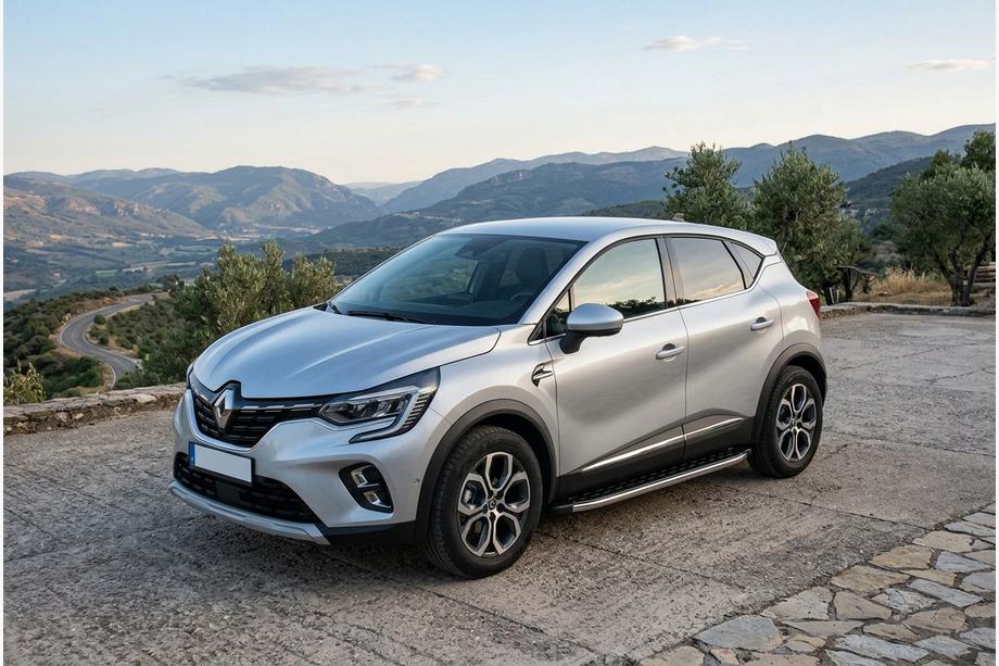 Renault Captur 2019- Side Steps BlackLine (2 pcs, Aluminum) Image