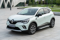 Renault Captur 2019- Side Steps Vision New Grey (2 pcs, Aluminum) photo 1