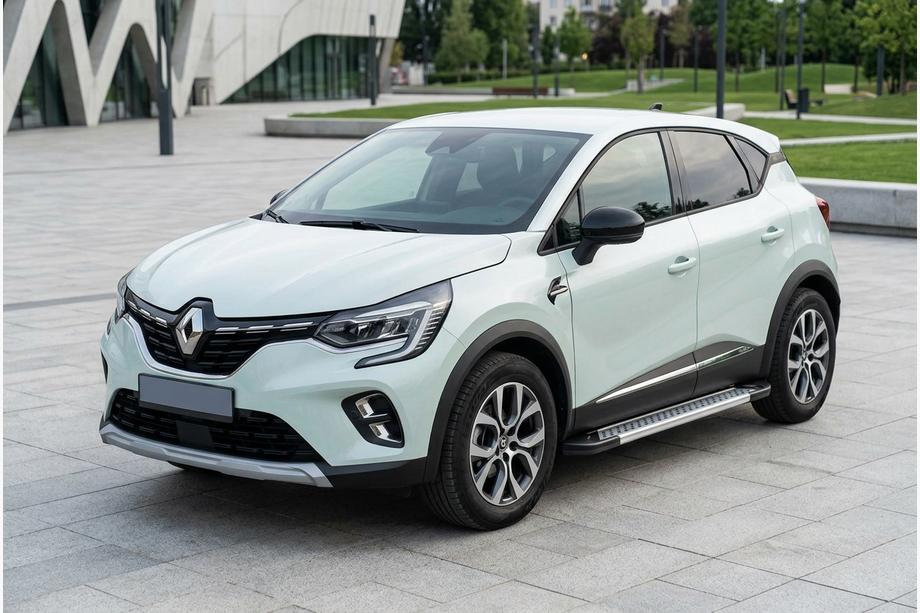 Renault Captur 2019- Side Steps Vision New Grey (2 pcs, Aluminum) Image
