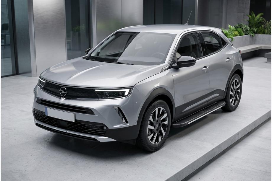 Opel Mokka 2021- Side Steps Bosphorus Grey (2 pcs, Aluminum) Image