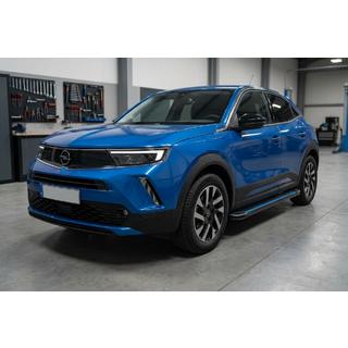 Side Steps Maya Blue (2 pcs, Aluminum) Opel Mokka 2021- photo 1