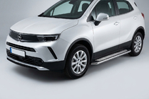 Opel Mokka 2021- Side Steps Maydos V2 (2 pcs, Aluminum) photo 1