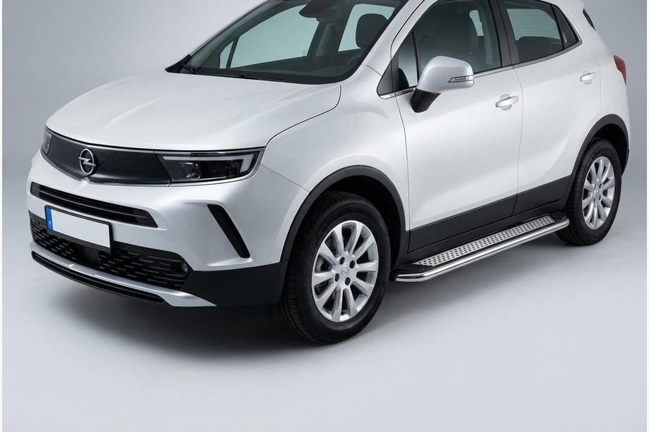 Opel Mokka 2021- Side Steps Maydos V2 (2 pcs, Aluminum) Image
