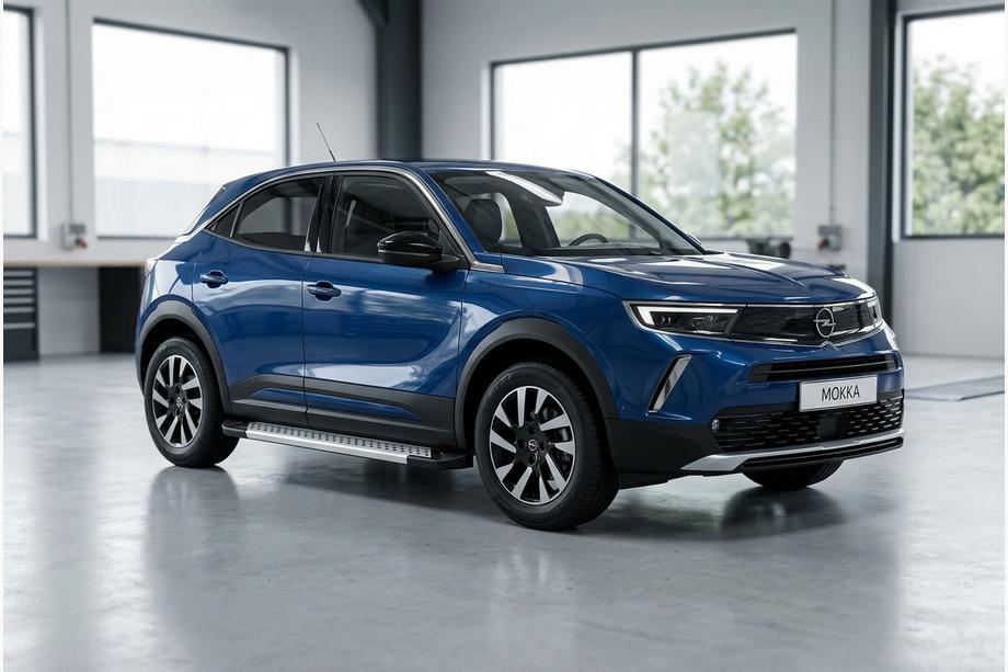 Opel Mokka 2021- Side Steps Vision New Grey (2 pcs, Aluminum) Image