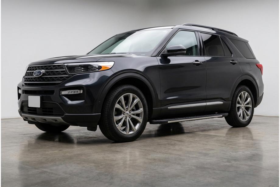 Ford Explorer 2019- Side Steps Bosphorus Grey (2 pcs, Aluminum) Image