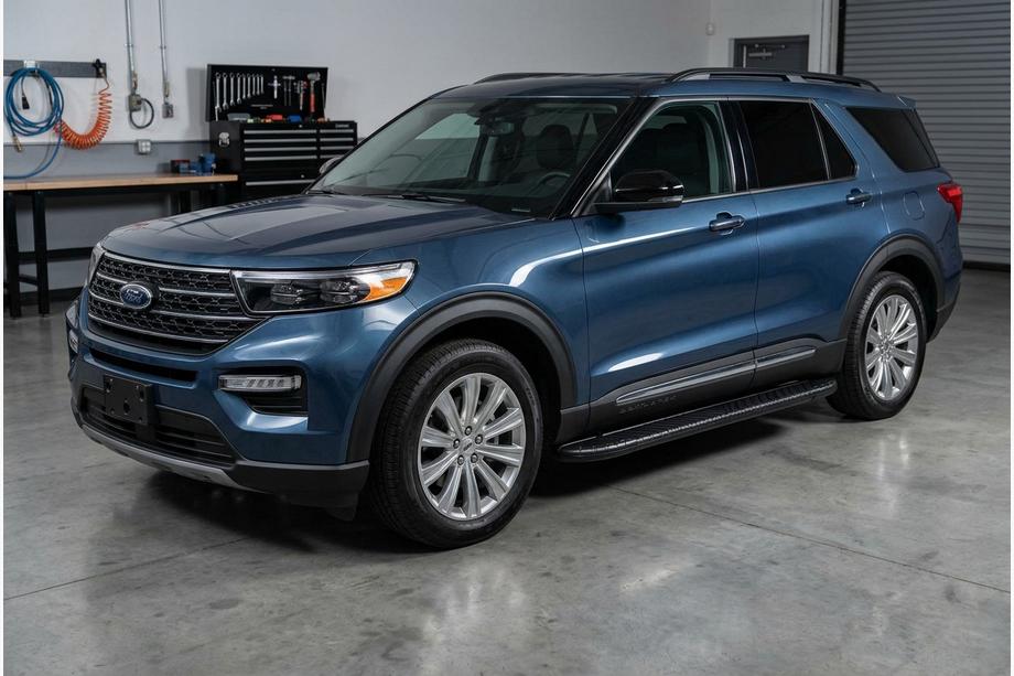 Ford Explorer 2019- Side Steps Bosphorus Black (2 pcs, Aluminum) Image
