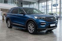 Ford Explorer 2019- Side Steps Maya Blue (2 pcs, Aluminum) photo 1