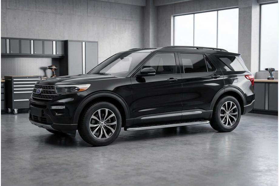 Ford Explorer 2019- Side Steps Maydos V1 (2 pcs, Aluminum) Image