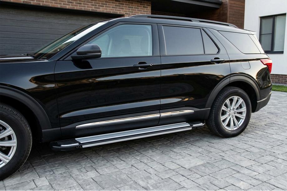 Ford Explorer 2019- Side Steps Rainbow (2 pcs, Aluminum) Image